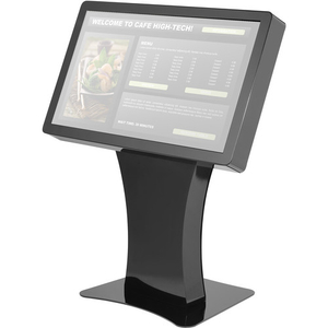 Máquina horizontal personalizada do inquérito do tela táctil capacitivo da janela interativa 43inch